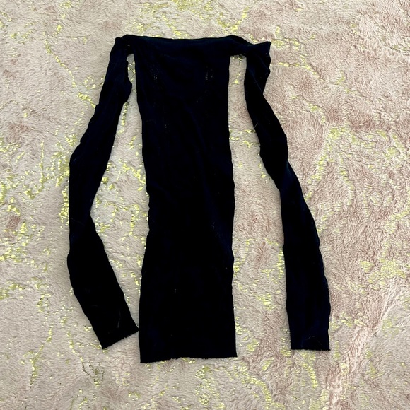 Off the shoulder sheer cover up dress - Picture 3 of 4